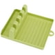 thumbnail image 5 of Estante multifuncional para tapas de ollas y espátulas de plástico para utensilios de cocina, color verde, 5 of 14