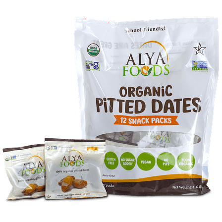 100% Organic Deglet Noor Dates 12-Count 1.5 oz Multipack