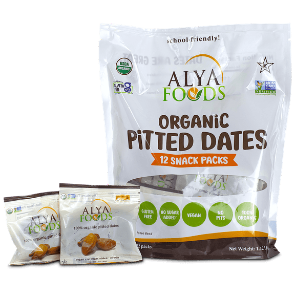 100% Organic Deglet Noor Dates 12-Count 1.5 oz Multipack