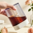 thumbnail image 3 of Cold Brew Coffee Maker with Fine Mesh Filter, Portable 300ml Iced Coffee Pitcher for Home Office Travel, BPA- Plastic Cold Brew Container for Tea and Fruit Infusions, 3 of 6