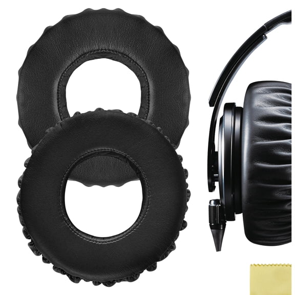 Geekria QuickFit Soft Replacement Ear Pads for Sony MDR-XB1000 Headphones Ear Cushions, Repair Parts (Black)