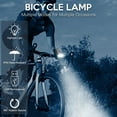 thumbnail image 4 of LED Bicycle Light USB Rechargeable Power Display Mountain Road Bike Front Lamp USB Rechargeable Waterproof Cycling Headlight Cycling Equipment, 4 of 7