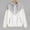 Gray, variant on Womens Summer Clothes thin cardigans for women lightweight summer Long-sleeved Pocket Color-block Elastic Waist Hooded Jacket