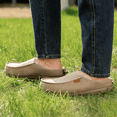 thumbnail image 6 of LongBay Men's Canvas Moccasin Slippers Slip on Memory Foam Clog House Shoes for Indoor Outdoor, 6 of 6