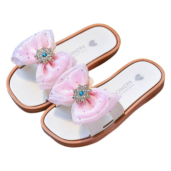 WUANDIXFA Baby Sandals Cloud Slides for Kids Boys Girls Shower Slippers Bathroom Pool Sandals Toddler Home House Open Toe Comfy Thick Sole Slippers Summer Non-Slip Beach Shoes Pink,US 13.5