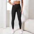 thumbnail image 4 of Leggings for Women JIANLAI Womens High Waist Seamless Full‑Length Leggings With Side Pockets, High Stretch Tummy Control Workout Pants,Textured Knit Breathable Non‑See‑Through Yoga Leggings, 4 of 7