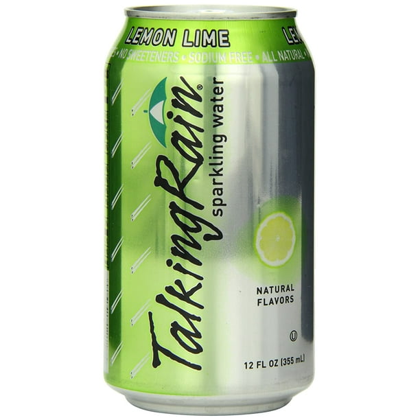 Sparkling Water, Lemon Lime, 12Ounce Cans (Pack Of 24)