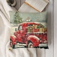 thumbnail image 3 of Christmas Pillow Covers Tree Truck Throw Pillow Case Vintage Decorative Cushion Case for Home Office Room Decor, 3 of 5