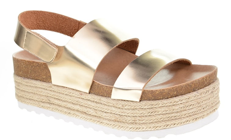 Dirty Laundry Womens PEYTON MIRROR GOLD 7.5 B M US Walmart