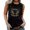 Black, variant on Fshinging Essentials Women's Tank Top Sleeveless Crew Neck Casual Music Print Summer Dressy Trendy Clothes Black L