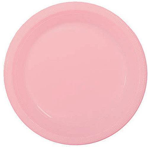 CLASSIC PINK 7" PLASTIC PLATES
