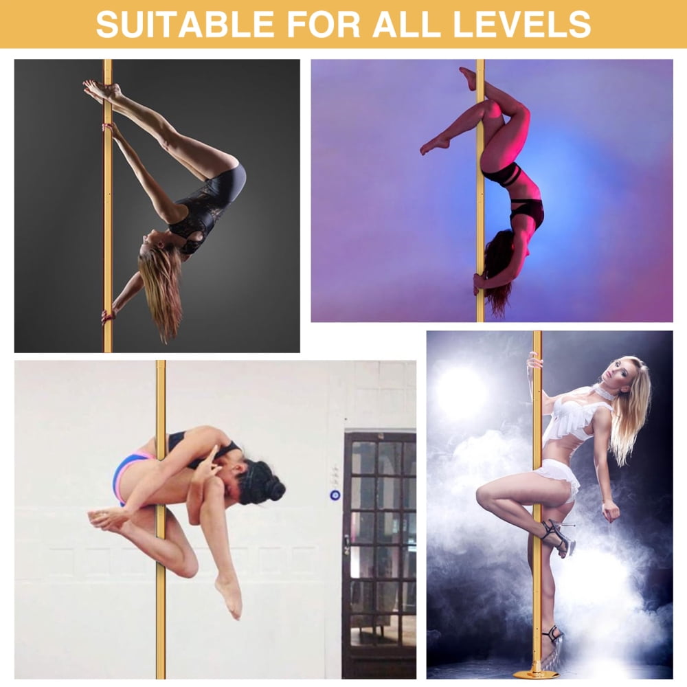 Adjustable Height Stripper Pole, 45mm Portable Pole Dancing Pole, Heavy Duty Fitness Dance Tube, Dance Pole for Home, Suitable for Gym, Party