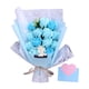 thumbnail image 4 of Ramo de regalo de flor de jabón rosa, ramo de jabón, ramo de flores grandes, rosas de jabón, arte para el día de la madre, decoración del hogar, Azul, 4 of 8
