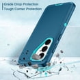 thumbnail image 4 of I-HONVA Compatible with Samsung Galaxy S26 Case,3-Layer Military-Grade Drop Protection Anti-Slip Bumper Rugged Shockproof Dustproof Protection Phone Case,Green, 4 of 7