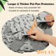 thumbnail image 4 of Juego de 12 protectores para ollas y sartenes BOYAN, de fieltro, más grandes y gruesos, 4 of 6