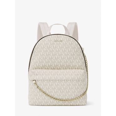 Michael Kors Womens Slater Large Signature Logo Backpack