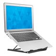 thumbnail image 2 of Laptop Stand for Desk Adjustable Height - Black Solid Steel Laptop Riser | 5 Adjustable Heights | Properly Positions Head, Neck, Back and Wrists to Reduce Aches While Working | No Assembly Required, 2 of 5