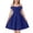 Navy, variant on Ovbmpzd Big Girls Dresses Off The Shoulder Formal White Party Dresses Pocketed Midi A-Line Dresses,6-7 Years