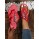 thumbnail image 1 of New Women's French Style Retro Butterfly Thong Sandals With Unique Design Flat Sole, Ideal For Travel And Outdoor Wear, 1 of 4