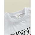 thumbnail image 6 of FEORJGP Toddler Boys Summer Outfits Infant Baby 0-3Y Short Sleeve T-Shirts Golf Letter Print Shirt Crew Neck Tops and Elastic Waist Shorts Newborn Loose Casual 2Pcs Clothes Set, 6 of 9