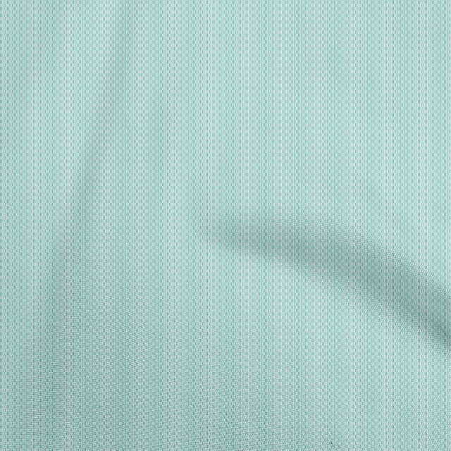 oneOone Tissu Popeline de Coton Vert Aigue-Marine Rayures Texture Matériel de Robe Tissu Imprimé Tissu au Mètre 42 Pouces de Large