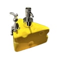 thumbnail image 4 of Dispensador de jabón, dispensador de bomba manual para baño, contenedor de jabón, bomba fácil de presionar, botella de loción recargable para inodoro , amarillo Soledad Dispensador de jabón, 4 of 10