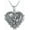 01-skull heart necklace, variant on Skull Necklace 925 Sterling Silver Skull Skeleton Pendant Necklace Retro Jewelry Gifts for Her Women