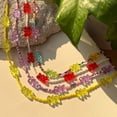 thumbnail image 3 of Collar de cuentas de oso de goma Harajuku para mujer, Gargantilla acrílica de arcoíris, seta Y2K, joyería Bohemia para niñas, regalo de Navidad, 3 of 4