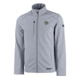 thumbnail image 2 of Men's Cutter & Buck  Gray Lehigh Valley IronPigs Evoke Eco Softshell Recycled Full-Zip Jacket, 2 of 3