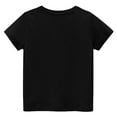 thumbnail image 5 of MIXUE Toddler Girls Tops & T-Shirts St. Patrick Day Cute Graphic Kids Round Neck Short Sleeve Comfortable Pullover Tshirts Holiday Wear,Black,3-4 Years, 5 of 5