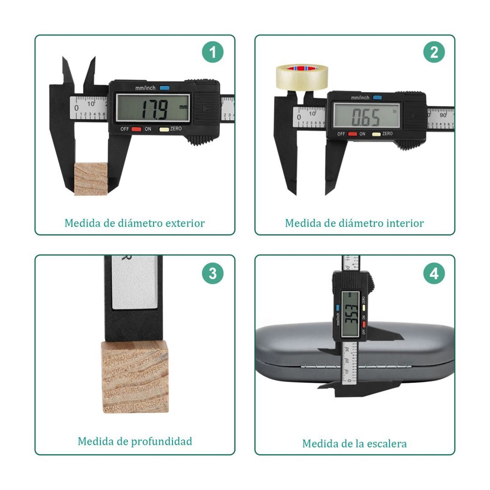 150mm 6inch Electronic Digital Caliper Carbon Fiber Dial Vernier Caliper Gauge Micrometer Measuring Tool Digital Ruler