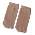 thumbnail image 2 of Opolski Pack Of 2 Split Toe Socks Sweat Absorption Solid Color Breathable Japanese Flop Socks for Outdoor, 2 of 8