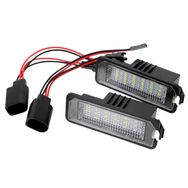 Matrícula Coche 12V Lámpara Coche 6500K para Golf 4 5 6 7 Passat B6 3C