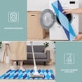 thumbnail image 6 of Light Blue and Dark Blue Argyle Pattern Kitchen Rugs Sets Of 3,Kitchen Runner Rugs Non Skid Washable,Decorative Kitchen Floor Mats for Kitchen,Sink,Laundry,17"x30"+ 17"x47" + 17"x59", 6 of 6