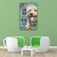 thumbnail image 4 of Goldendoodle Dog Wall Art Cute Animal For Teen Girl Room Decor Modern Canvas Farmhouse Living Room Decor Framed 12×18 in, 4 of 5
