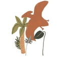 thumbnail image 2 of Vess, June Erica 15x18 White Modern Wood Framed Museum Art Print Titled - Mighty Dino III, 2 of 4