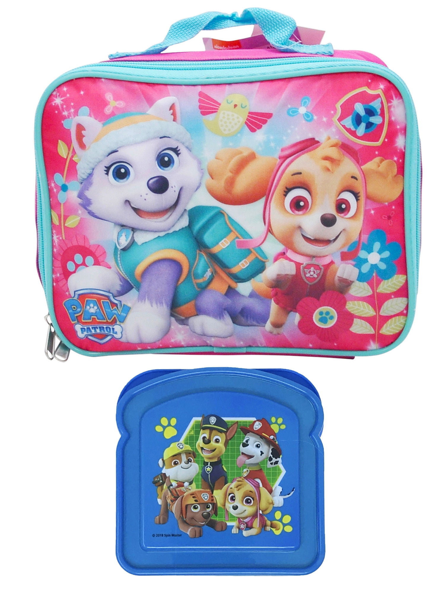 girls paw patrol lunch box