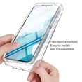 thumbnail image 6 of TJS for Samsung Galaxy A54 5G Phone Case, with Built-in Screen Protector, Full Body Protective Heavy Duty Hybrid Cover for Galaxy A54 5G (Clear), 6 of 6