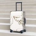 thumbnail image 6 of Hirioo Hand Drawn Goose for Elasticity Suitcase Cover (No luggage Included) Durable Luggage Protector Fits 18-32 Inch Luggage-X-Large, 6 of 7