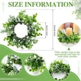 thumbnail image 6 of 4PCS Eucalyptus Wreath Faux Kitchen Cabinet Wreaths Artificial Greenery Wreath Farmhouse Wreath for Door Wall Window Decor, 6 of 6