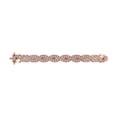 thumbnail image 2 of 1/2 Carat Twisted Diamond Bangle Bracelet in 10K Rose Gold, 2 of 3