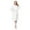 White, variant on fheaev Robes For Women Classic Unisex Premium Cotton Night Gown Bathrobe Luxury Plush Long Terry Cloth Household Clothes Flannel Bathrobe Long Pajamas With Pocket Belts