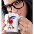 thumbnail image 2 of 3drose, Funny Cute Shark Batter Playing Baseball Sports at the Beach, 11oz Magic Transforming Mug, 2 of 7