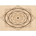 thumbnail image 1 of Ahgly Company Machine Washable Indoor Rectangle Transitional Bronze Brown Area Rugs, 3' x 5', 1 of 7