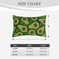 thumbnail image 6 of Bixox Big Colorful Avocados Printed Pillow Protector,Super Soft Ideal for Home,Guests,Rentals - 20"x30", 6 of 8