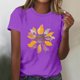 thumbnail image 2 of Tops Cortos para las Mujeres Blusas Impresas Manga Corta Cuello Redondo, Tops de Blusa para las Mujeres Primavera Verano Casual, 2 of 4