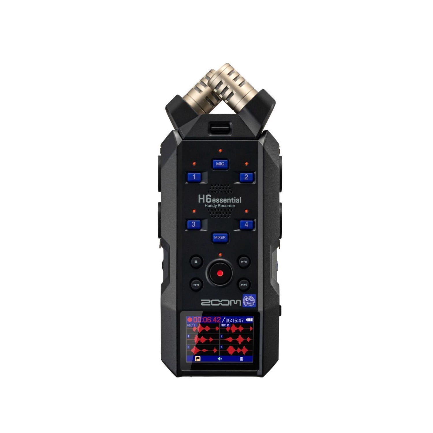 Zoom H6essential 6-Track Stereo Handy Recorder Bundle with Hairy Windscreen (2 Items)