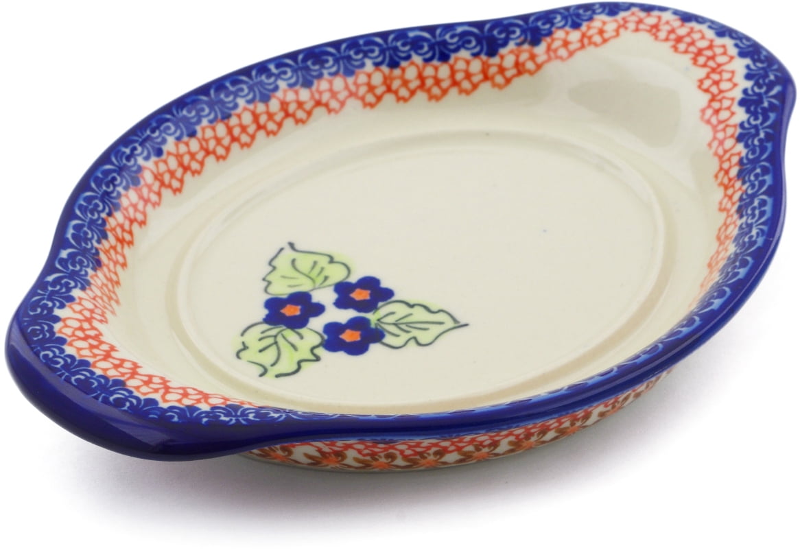 Polish Pottery 8½-inch Saucer (Butterfly Splendor Theme) Signature ...