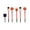 B, variant on 6-Pack Moving Christmas Lights,Santa Claus and Reindeer Lights with Garden Stake, Waterproof Garden Yard Patio Holiday Decor,A