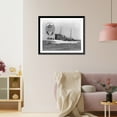 thumbnail image 3 of Historic Framed Print, [Deep-sea fishing boats - broadside views with oval portrait of captains - all are charter vessels operating out of N.Y. harbor, ca. 193-?] GLORY (Capt. J. M, 17-7/8" x 21-7/8", 3 of 9